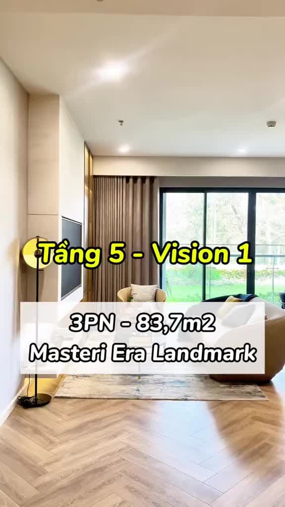 Bán căn hộ 3PN  Masteri Era Landmark - tòa Vision 1.