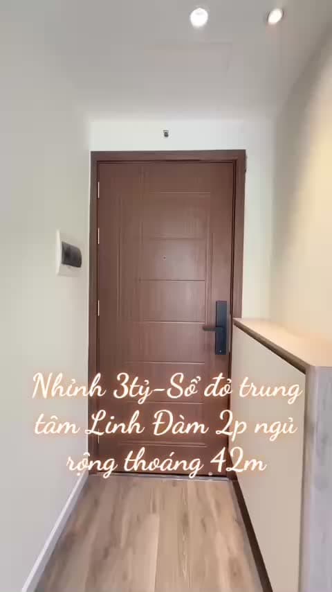 Nhỉnh 3tỷ có ngay căn sổ đỏ 2p ngủ 42m trung tâm Linh Đàm Hoàng Mai