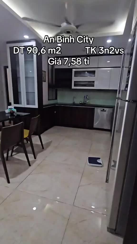 Căn hộ An Bình City, 3 PN 90.6 m²