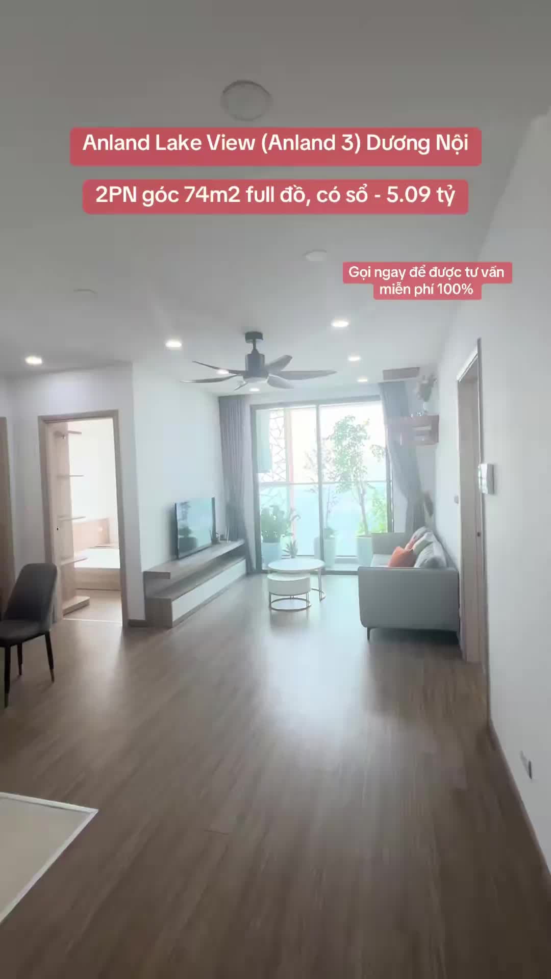 Bán căn góc 2 ngủ 2vs, 74m2 Anland Lake View (Anland 3)