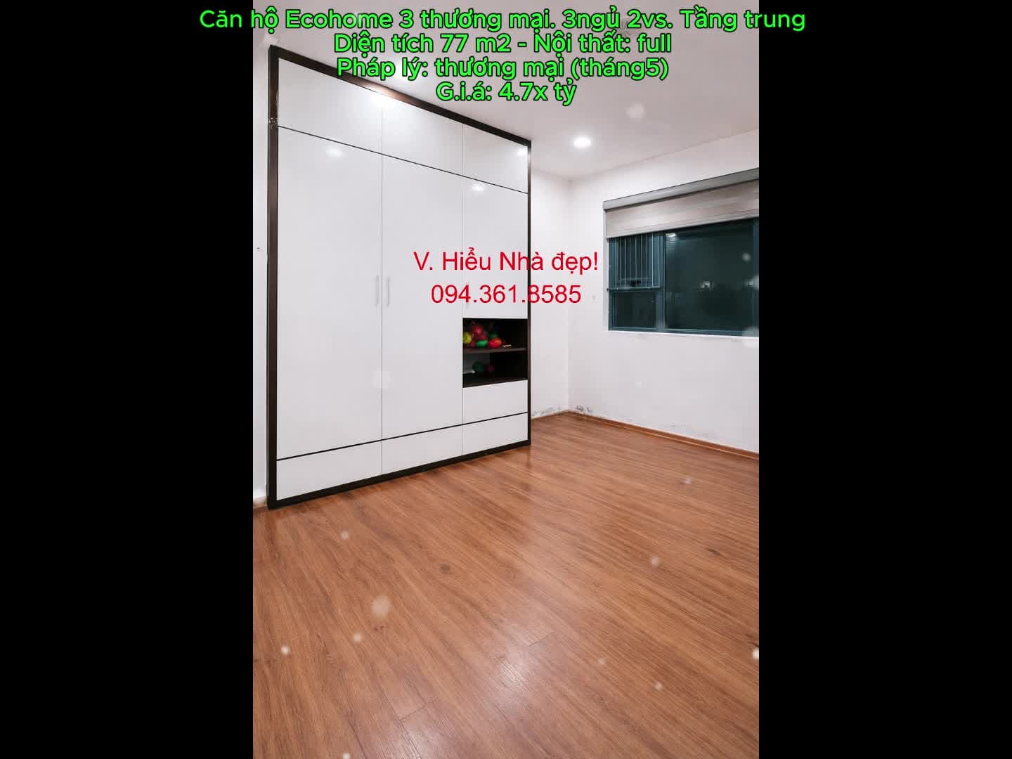 Ecohome 3 căn thương mại, 3 ngủ, 2 wc, tầng trung - ảnh 2