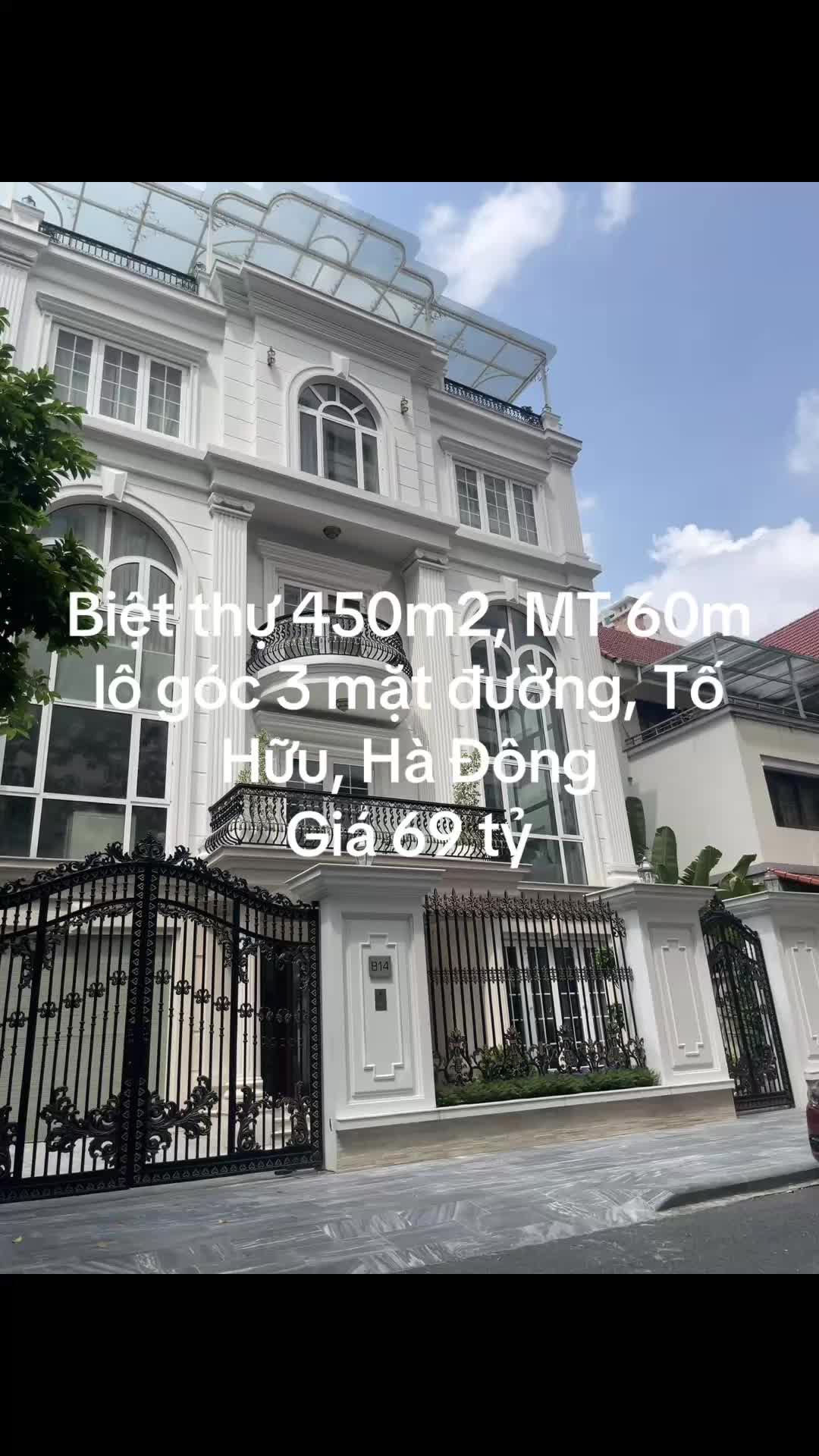 Chủ ngộp bank, Bán nhanh biệt thự 450m2, 69 tỷ, lô góc MT 60m, KĐT Văn Khê, Hà Đông - ảnh 2