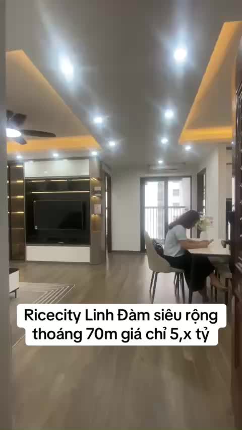 Căn hộ Bắc Rice City Tây Nam Linh Đàm, 68m2, 2PN, full nội thất, sổ đỏ