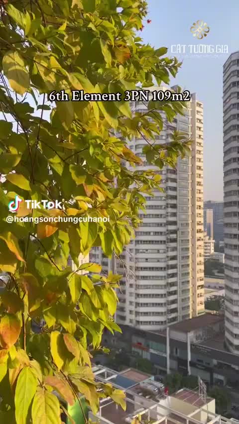 Bán 3PN2WC 6th Element ban công Nam phù hợp khách hàng Đông Tứ Mệnh, sẵn sổ, full nội thất, tầng 22