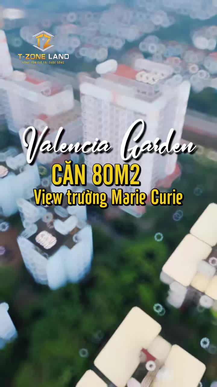 Căn 3 ngủ 80m2 Valencia Garden ở ngay tại Việt Hưng Long Biên