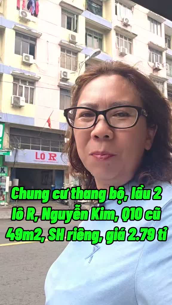 Giá tốt Q10, gần trường ĐHKT Nguyễn Tri Phương CC thang bộ lầu 2, lô R,
