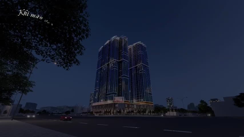 Căn hộ 2 ngủ 2 vệ sinh tầng trung
