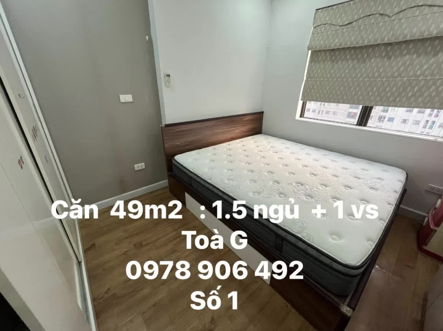 Căn hộ xuân mai complex , 49m2 : 1.5 ngủ giá tốt . LH xem nhà : 0978 90* ***