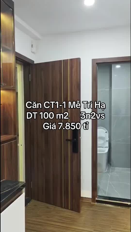 Căn hộ Khu đô thị Mễ Trì Hạ, 3 PN 100 m²