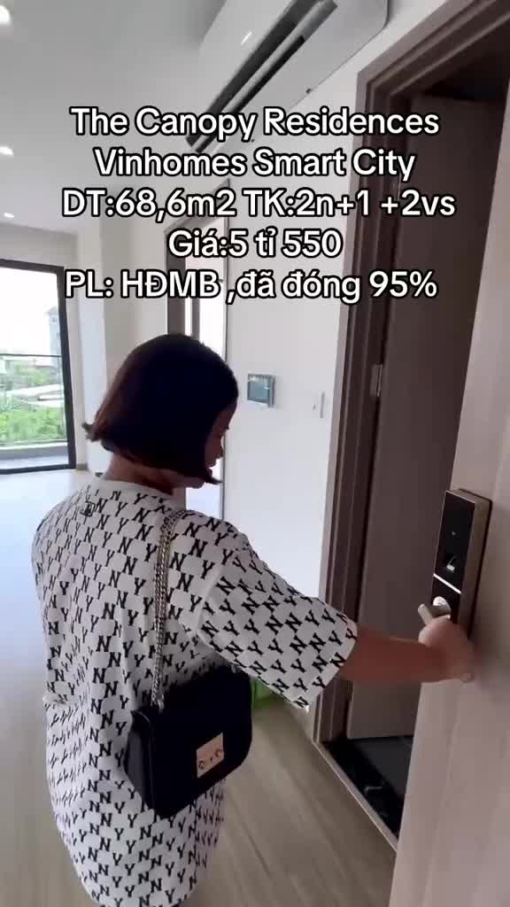 Căn hộ Phân khu The Canopy Residences - Vinhomes Smart City, 2 PN 68.6 m²