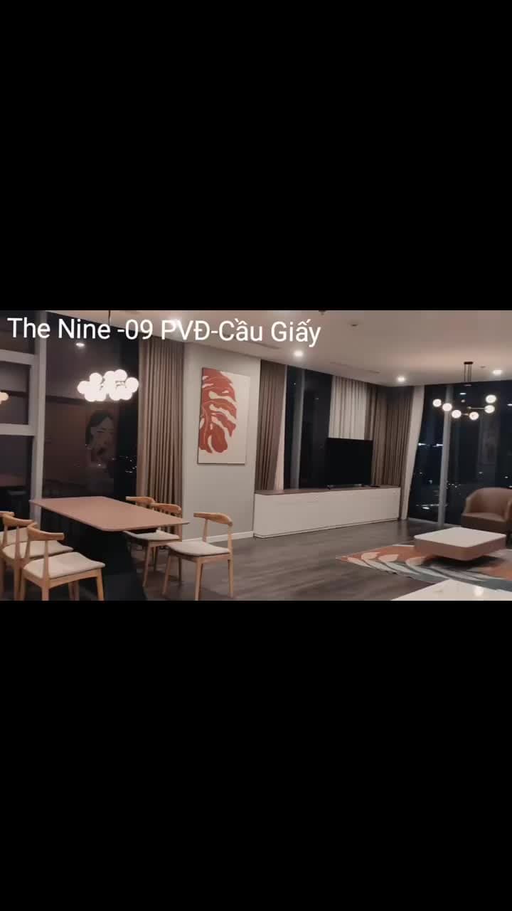 Chính chủ gửi bán căn hộ vip 131,5m2 nội thất đầy đủ, đẹp và sang trọng tại The Nine - Cầu Giấy