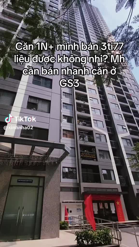 🔥 rẻ nhất thị trường với hơn 3tỷ sở hữu ngay căn 1pn+1 ( 43m2) toà Gs3  vinhomes smart city