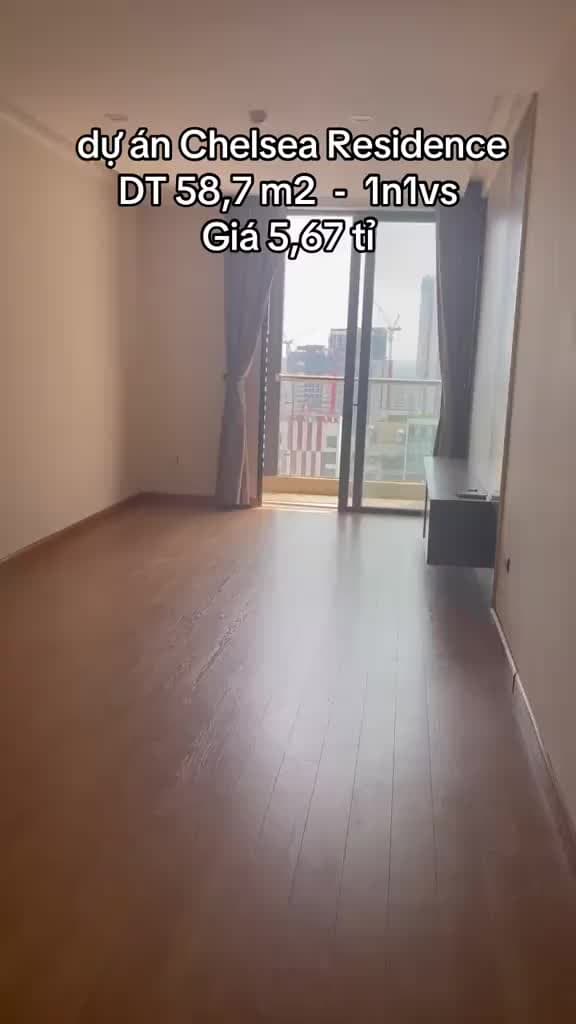 Căn hộ Chelsea Residences (E2 Yên Hòa), 1 PN 58.7 m²