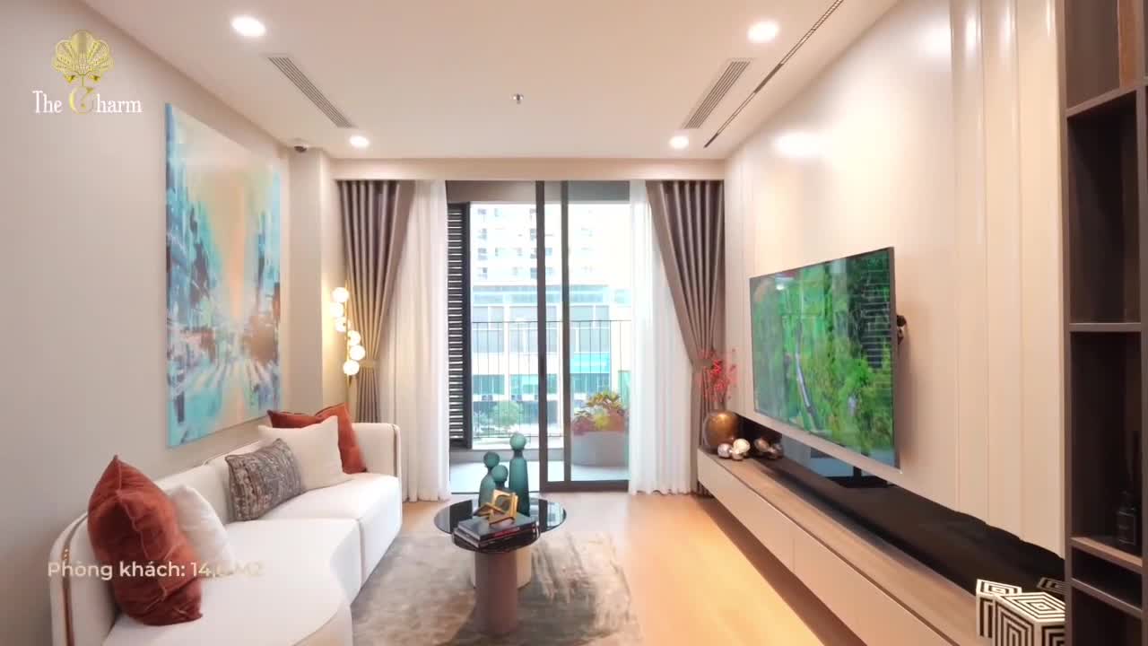 Bán căn hộ the Charm An Hưng 2 Phòng ngủ 2VS, diện tích 72 m2 giá bán: 6,2 tỷ Liên hệ: 096655****