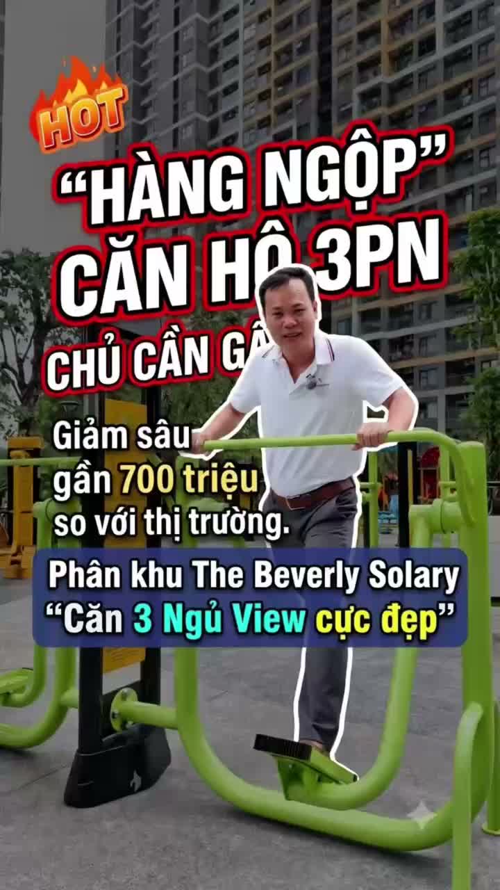 CẮT LỖ SÂU 700 TRIỆU- CĂN 3PN THE BEVERLY SOLARY VINHOMES GRAND PARK - ảnh 2
