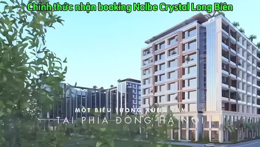 Booking dự án Noble crystal Long Biên -Đẳng cấp của đăng cấp- Sân vườn, bể bơi riêng từng căn hộ Duplex