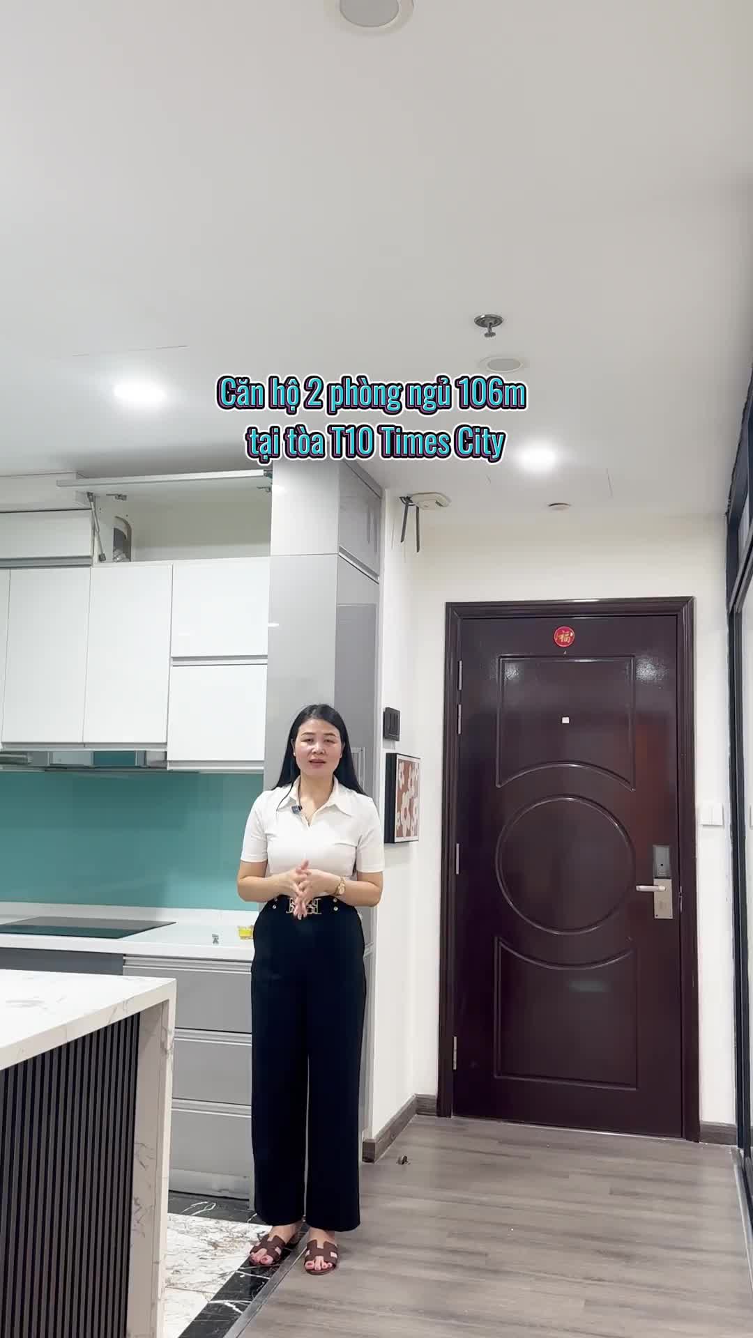 Căn 3PN Times City trung tâm HN, 106m2 siêu rộng và thoáng