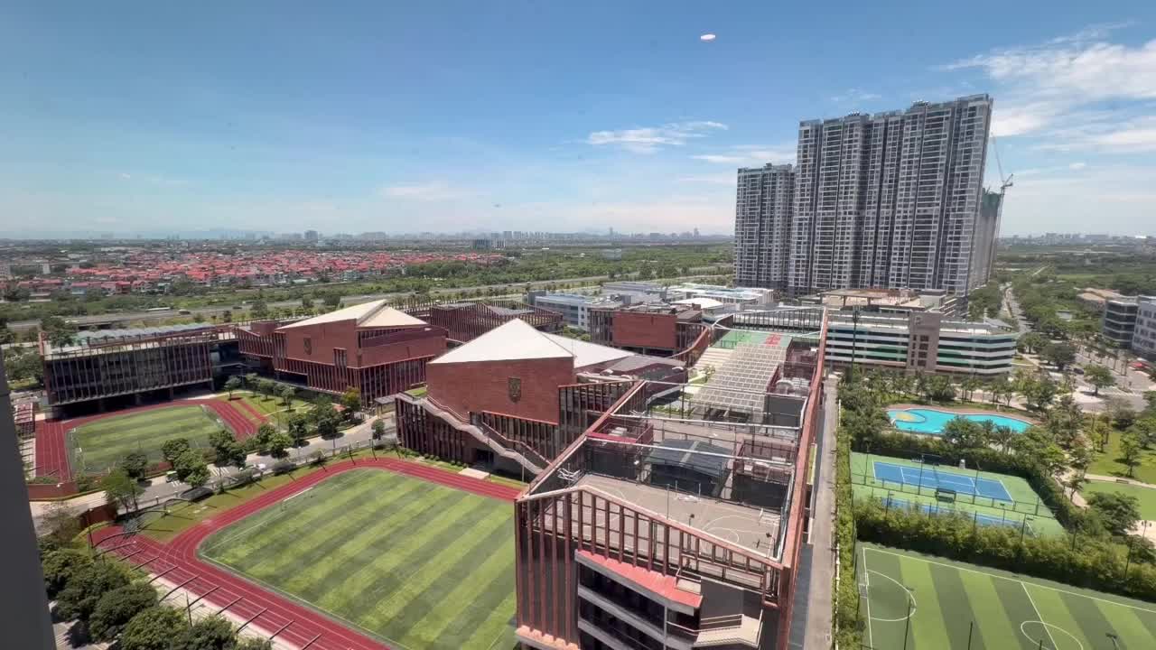 Căn hộ 1PN+1 hướng Tây Bắc, full nội thất, view Trường Brightion