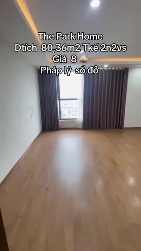 Bán CC The Park Home, 2PN, 80,4m2, giá 8 tỷ tại Thành Thái, Dịch Vọng, Cầu Giấy, Hà Nội