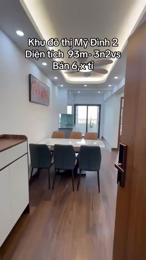 Bán CHCC KĐT Mỹ Đình 2 3 ngủ chỉ nhỉnh 6 tỷ