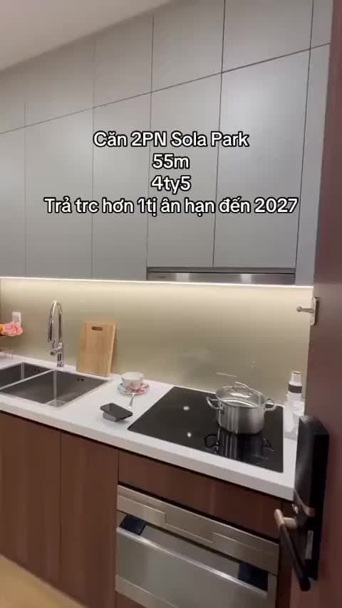 Căn 2PN G3 chỉ hơn 1tỷ sang tên, k thêm khoản nào đến 2027.Chính sách siêu tốt. Căn 55m 2pn2wc G3 Sola Park