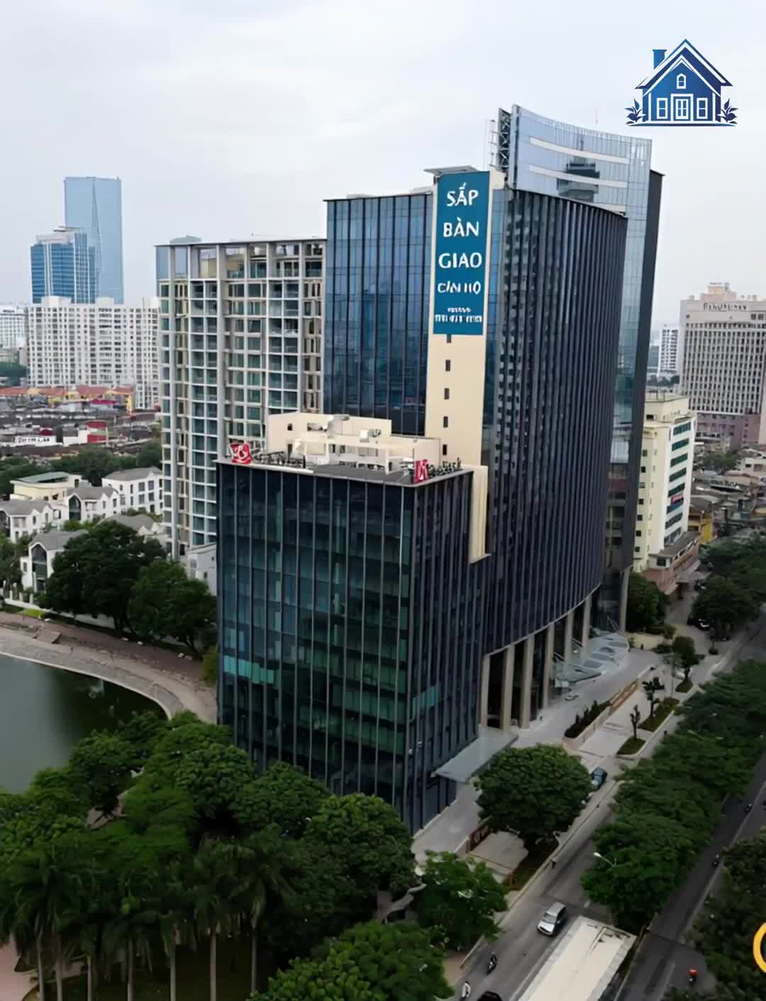 (Tin thật 100%) CH 57m2 x 1PN tại Diamond Park Plaza Láng Hạ - Ban công Đông Bắc - Nội thất cao cấp