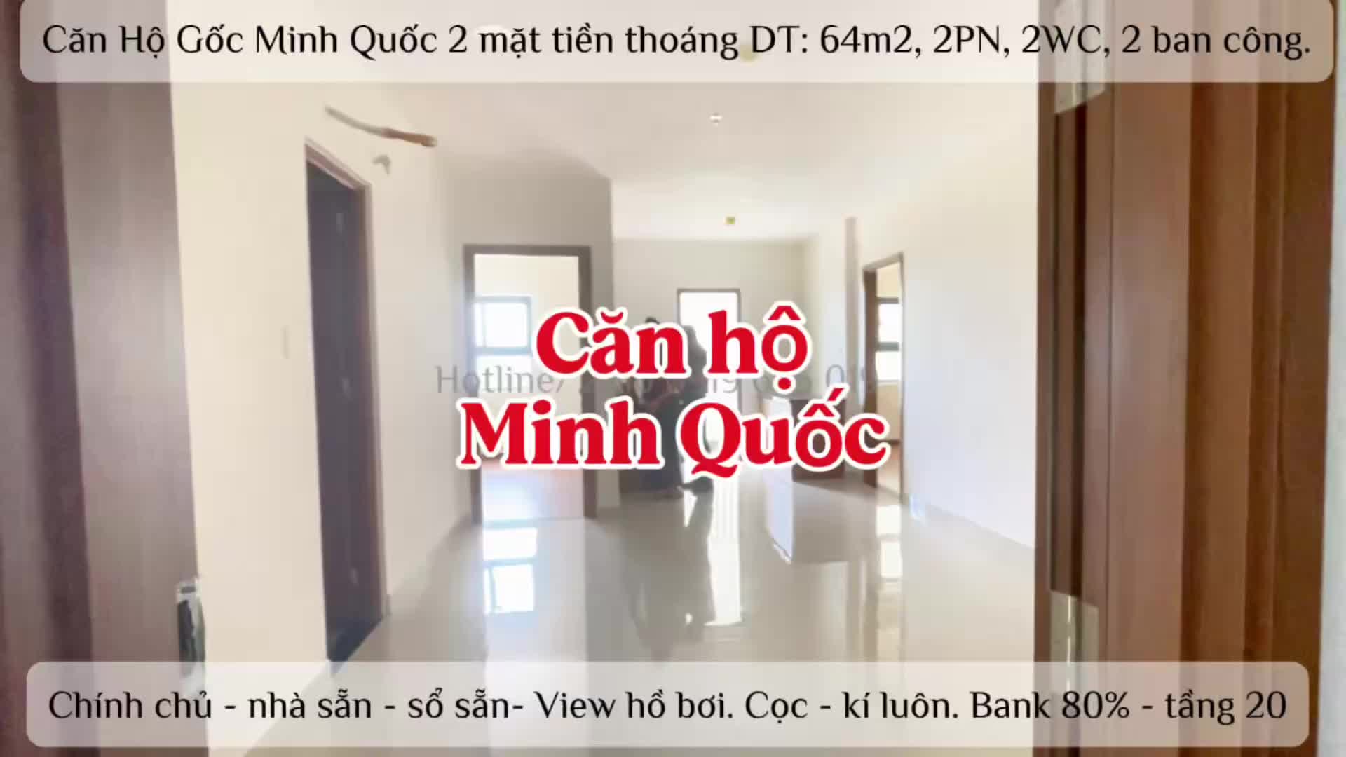 Căn hộ Minh Quốc 2 PN - gốc 2 mặt tiền - ảnh 2