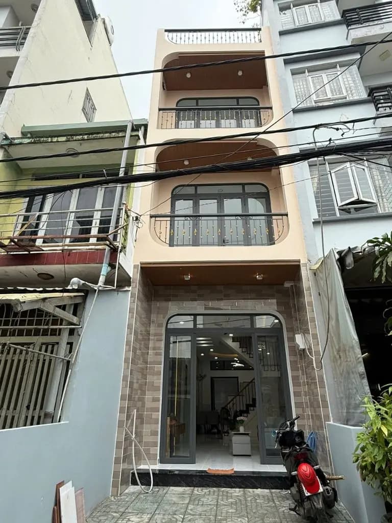 Bán nhà mới mặt tiền đường Phường Chánh Hưng (Phường 4 Quận 8 cũ). Nhà gần chợ Phạm Thế Hiển
 - ảnh 1