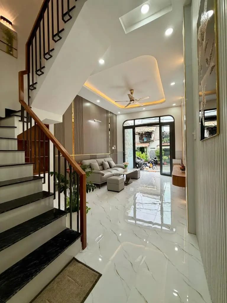 Bán nhà mới mặt tiền đường Phường Chánh Hưng (Phường 4 Quận 8 cũ). Nhà gần chợ Phạm Thế Hiển
 - ảnh 7