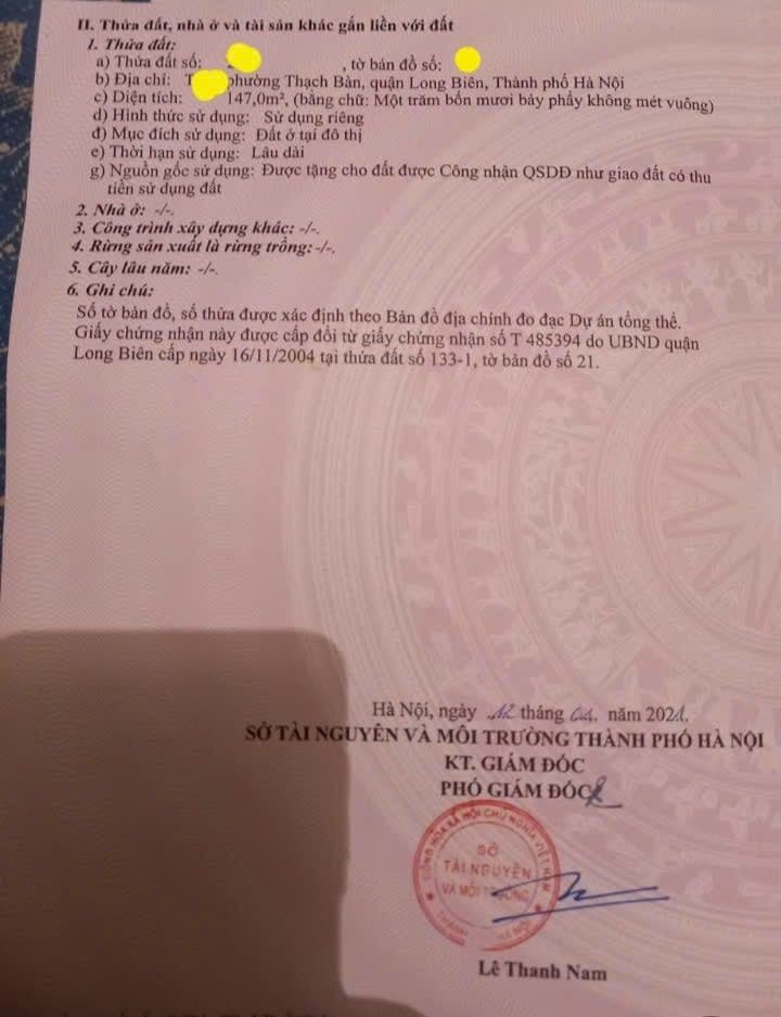 Bán nhà 3 tầng, Thạch bàn, ngõ ô tô tránh - ảnh 3