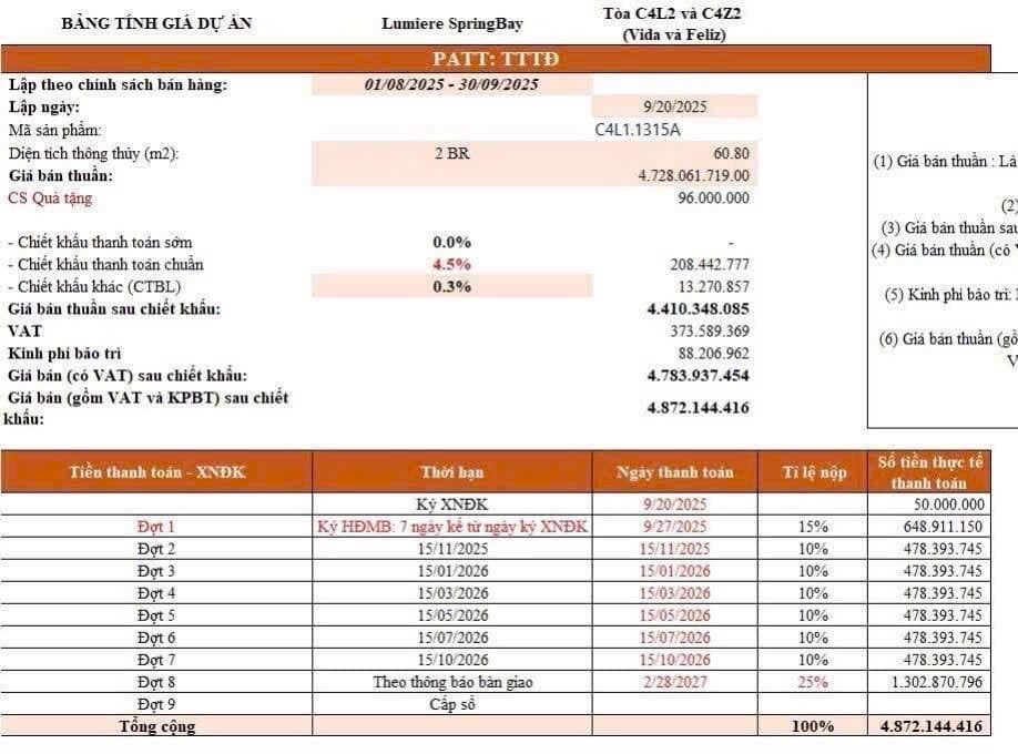 SỐC! Cắt lỗ gần 400tr – căn 2PN view pháo hoa, bao phí sang tên, chỉ 4,5 tỷ - ảnh 2