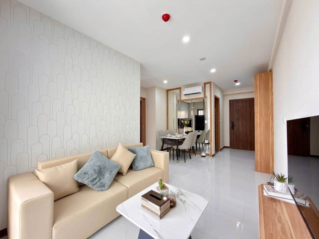 (CĂN NỮ HOÀNG) full nt 55m2/2 tỷ 2 (2PN)sổ hồng,mới,vay 70% ,Căn Góc,MT Nguyễn Văn Đậu - ảnh 2