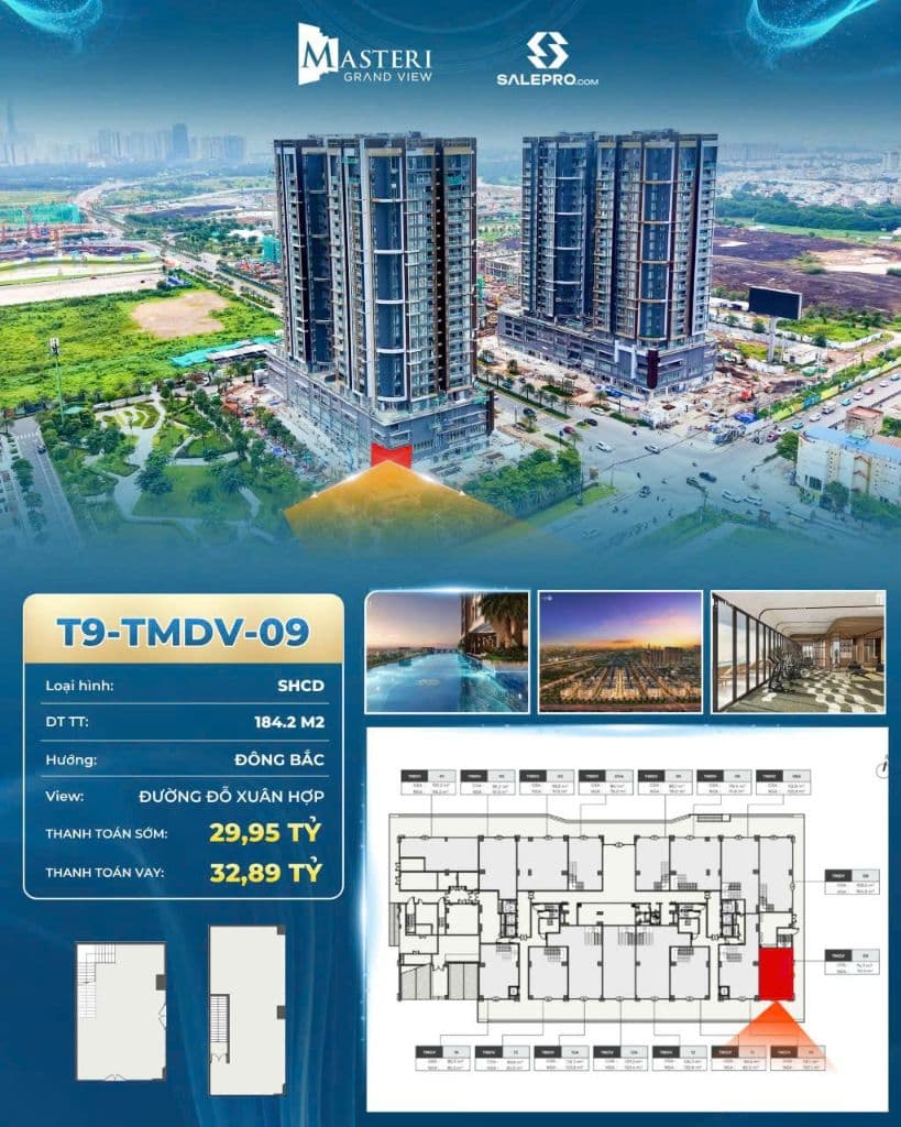 Bán căn shop thương mại 2MT Đỗ Xuân Hợp - ảnh 5