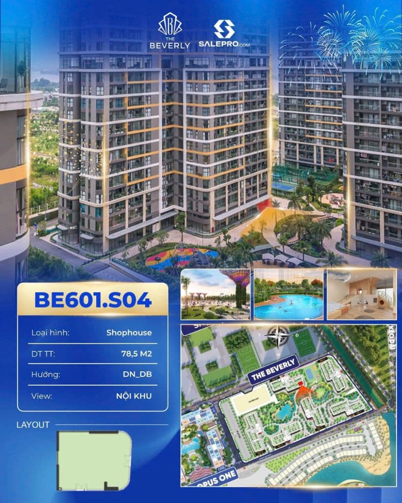 SHOPHOUSE CĂN GÓC THE BEVERLY – 11,3 TỶ- KHU VIP - KINH DOANH SẦM UẤT - ảnh 7