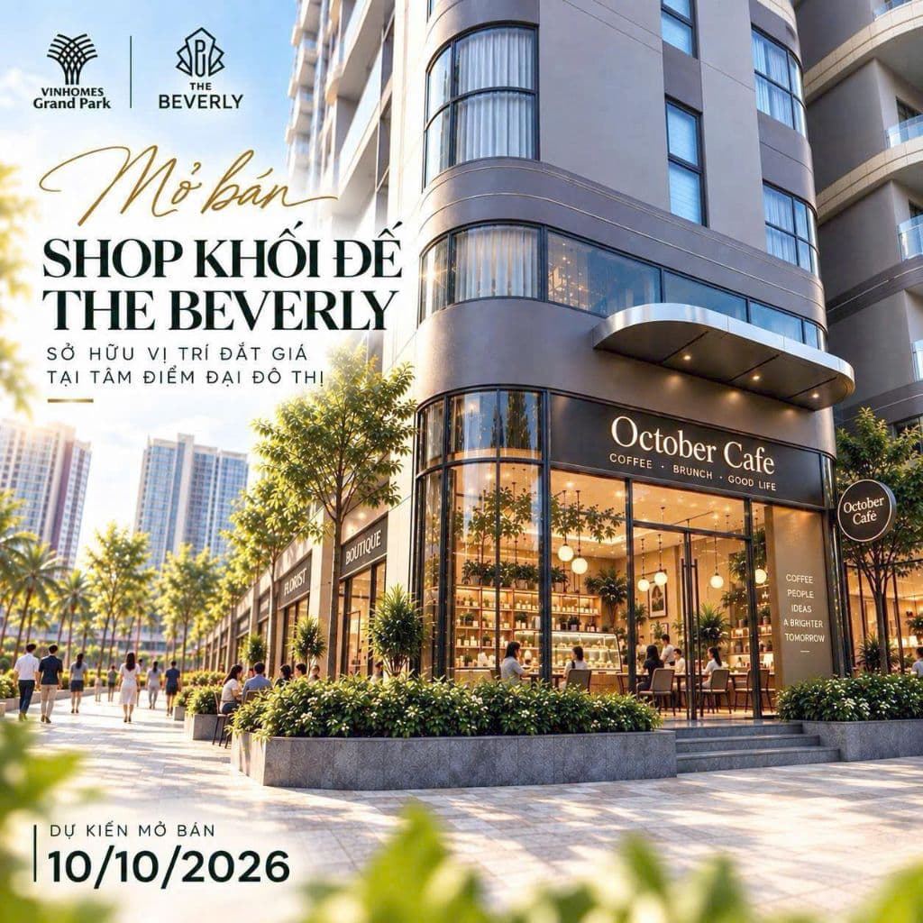 SHOPHOUSE CĂN GÓC THE BEVERLY – 11,3 TỶ- KHU VIP - KINH DOANH SẦM UẤT - ảnh 2