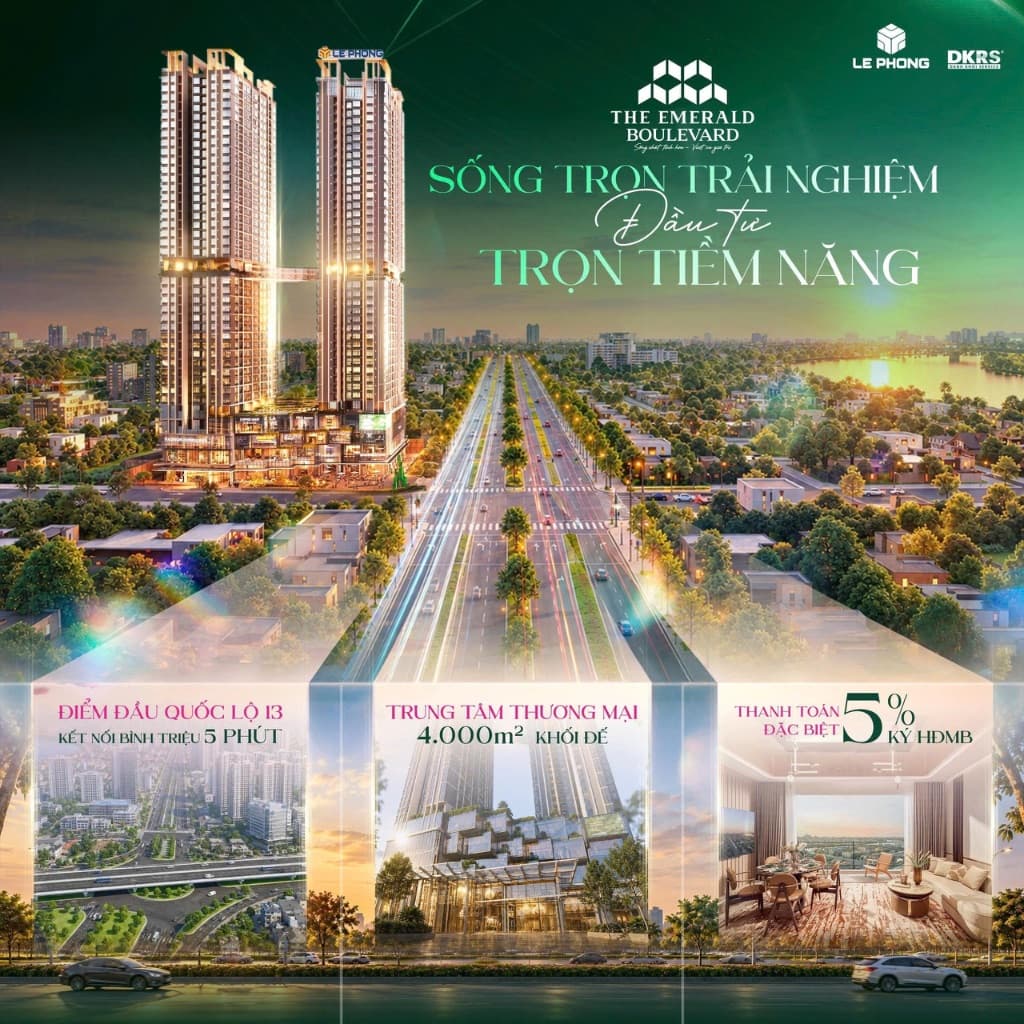 Thanh toán chỉ 5% sỡ hữu ngay điểm đầu QL13 - ảnh 1