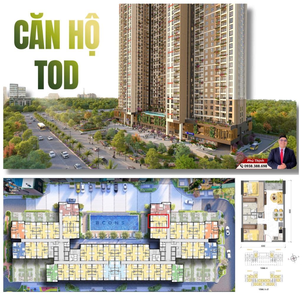 Căn 2PN2WC hướng Đông Nam, view Bikini cạnh Ga Metro Suối Tiên - Chiết khấu 242 triệu - ảnh 1