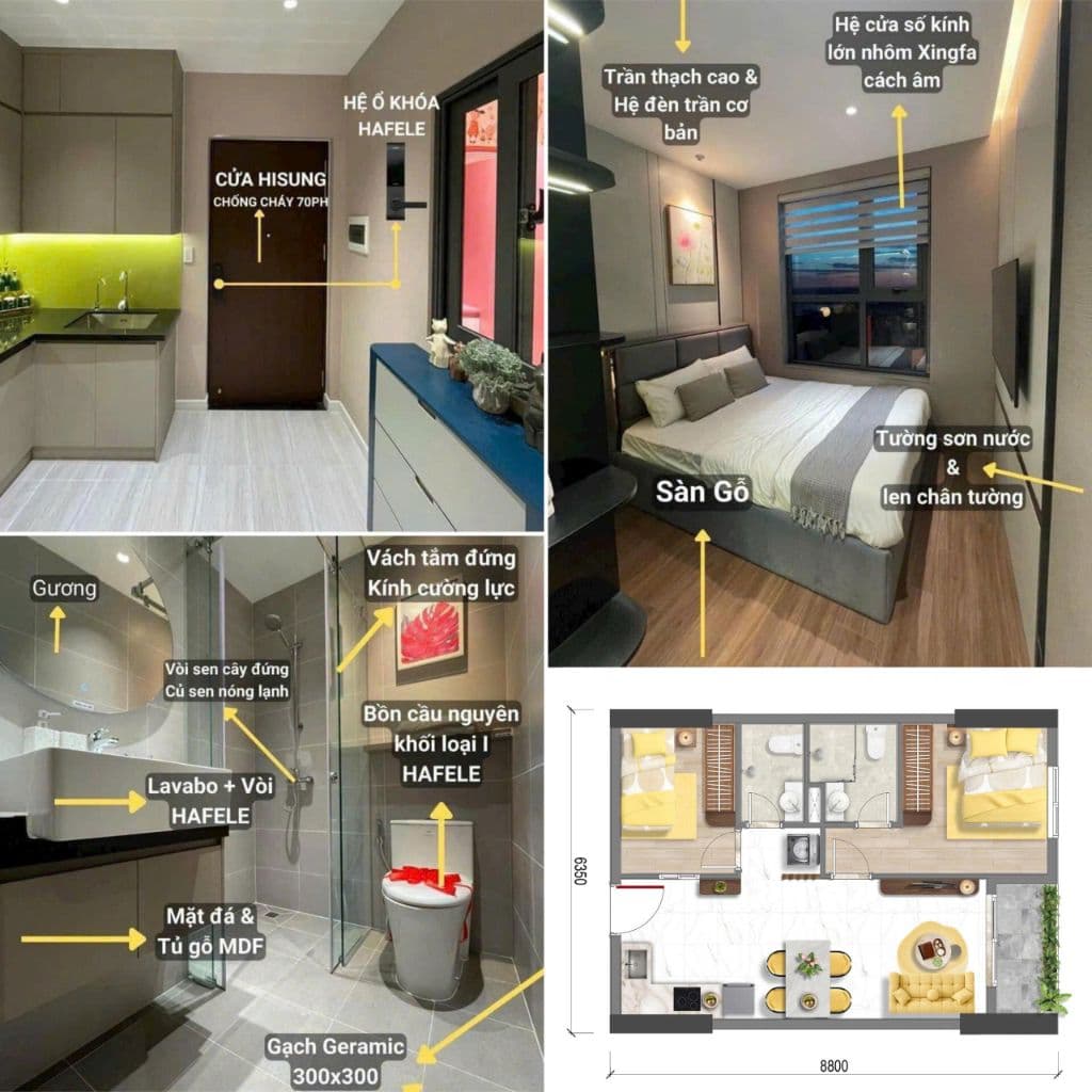 Căn 2PN2WC hướng Đông Nam, view Bikini cạnh Ga Metro Suối Tiên - Chiết khấu 242 triệu - ảnh 4