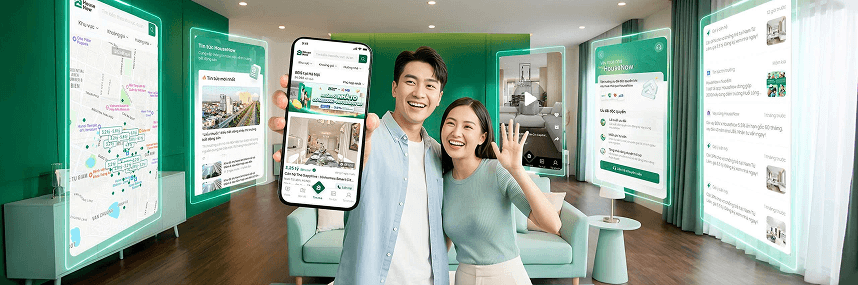 Banner giới thiệu tải ứng dụng HouseNow
