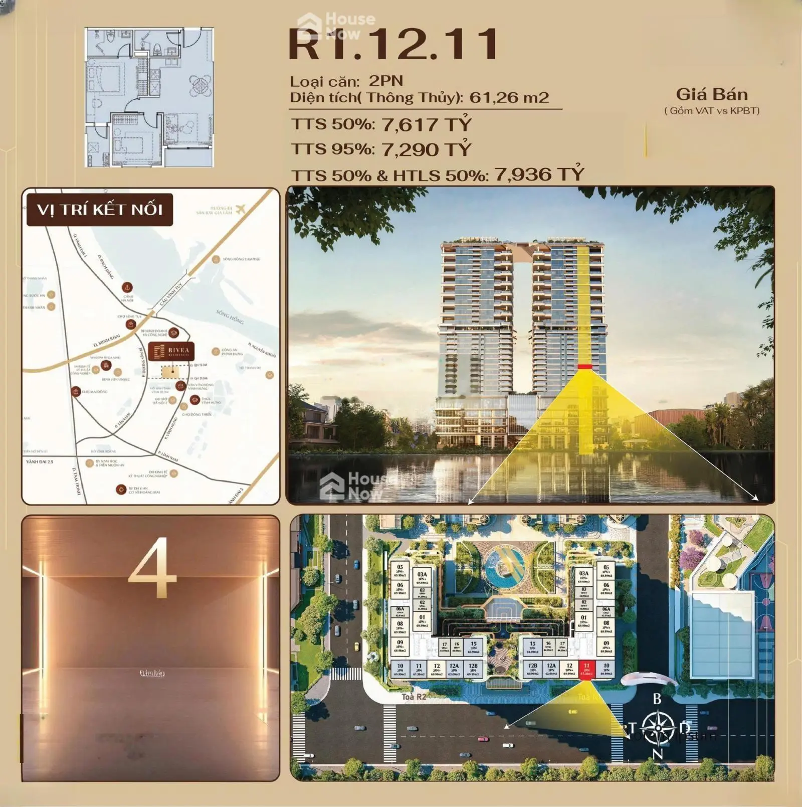 Căn 2 phòng ngủ giá chỉ từ 7.2 tỷ - 10p di chuyển tới trung tâm phố cổ - ảnh 4 Căn 2 phòng ngủ giá chỉ từ 7.2 tỷ - 10p di chuyển tới trung tâm phố cổ - ảnh 4