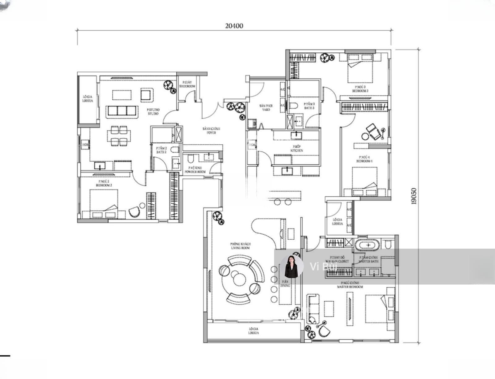 Bán Penthouse Orchard Heights chỉ 47tr/m2 tổng diện tích 290,3m2 có 3 view siêu đẹp - ảnh 5 Bán Penthouse Orchard Heights chỉ 47tr/m2 tổng diện tích 290,3m2 có 3 view siêu đẹp - ảnh 5