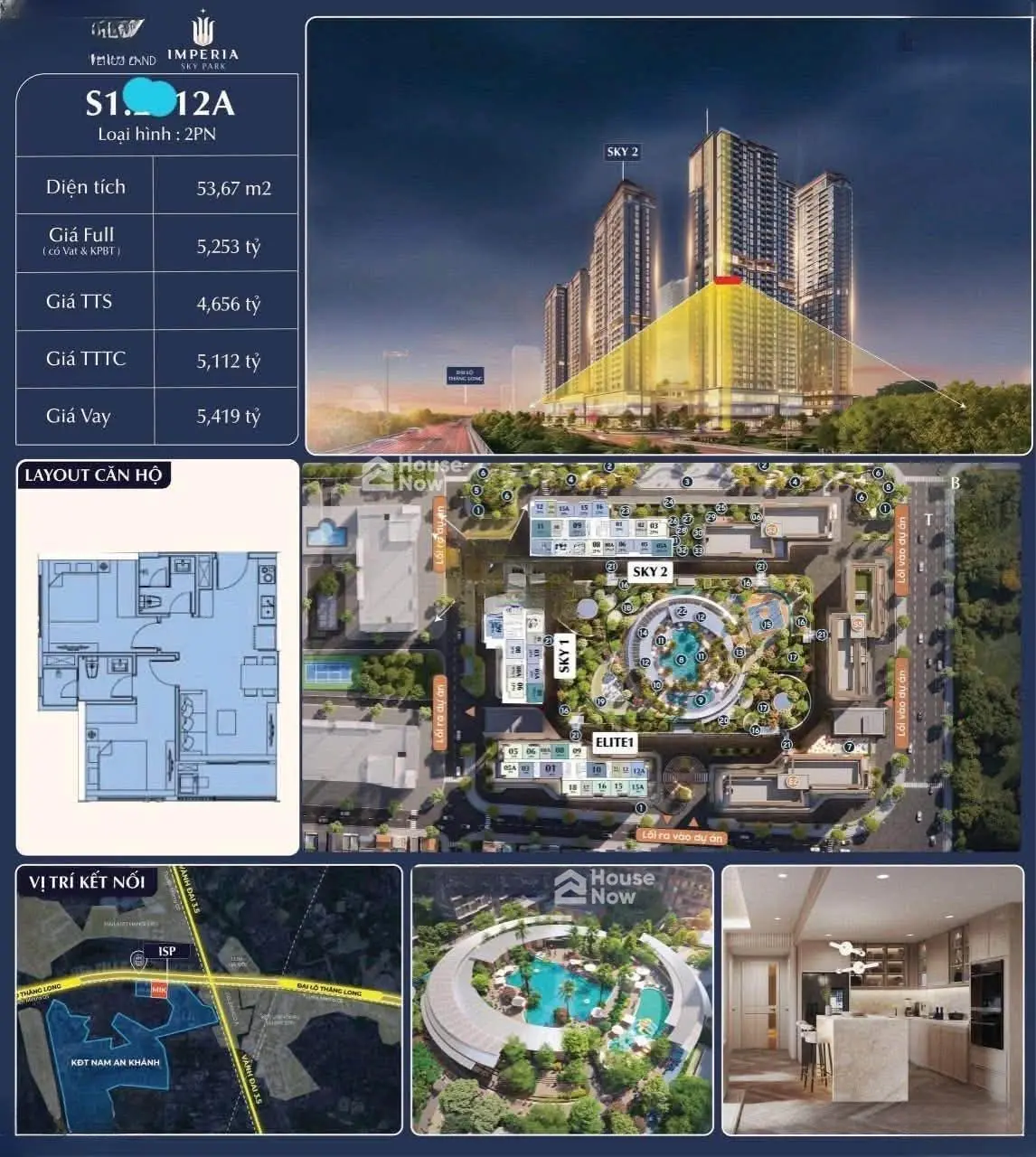 Hàng hiếm Sky 2 2PN tầng cao, view khu tiện ích cực đẹp, giá thương lượng - ảnh 3 Hàng hiếm Sky 2 2PN tầng cao, view khu tiện ích cực đẹp, giá thương lượng - ảnh 3