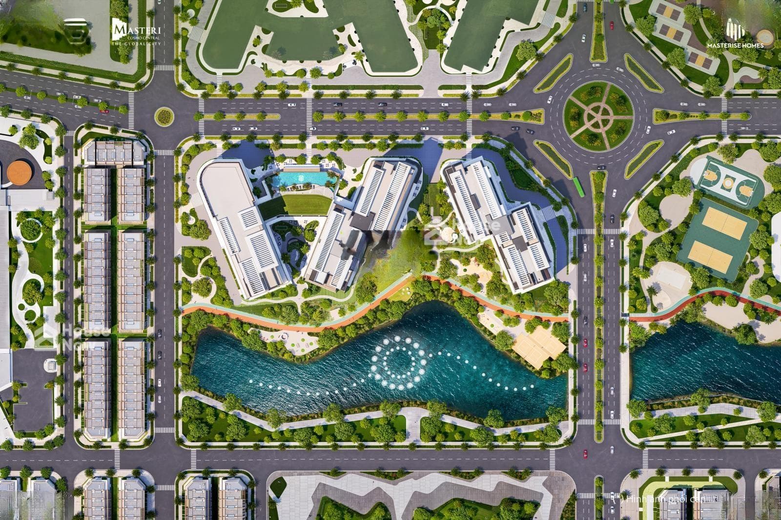 Bán căn góc 3 phòng ngủ view trực diện kênh đào nhạc nước Masteri Cosmo Central tầng 10 - ảnh 9 Bán căn góc 3 phòng ngủ view trực diện kênh đào nhạc nước Masteri Cosmo Central tầng 10 - ảnh 9