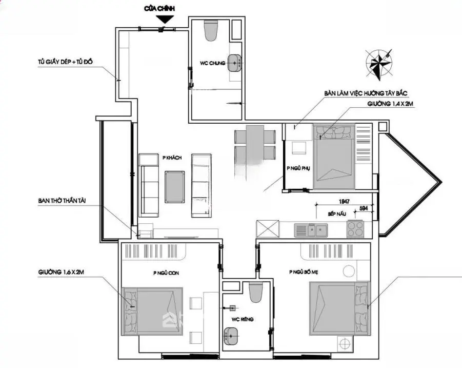 Cần chuyển nhượng căn hộ 88m², 2PN, 2VS Tecco Garden, căn góc hai mặt thoáng mát, giá tốt - ảnh 18 Cần chuyển nhượng căn hộ 88m², 2PN, 2VS Tecco Garden, căn góc hai mặt thoáng mát, giá tốt - ảnh 18