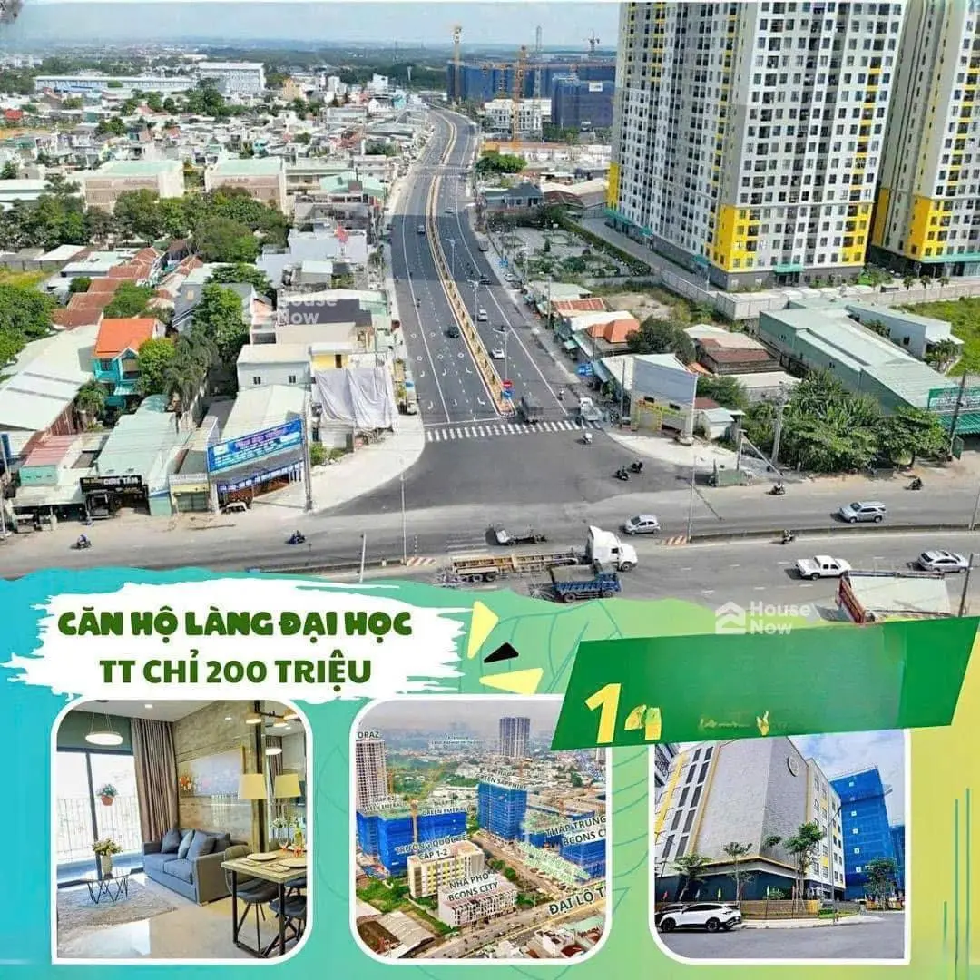 Bcons Plaza 2PN 2,35 tỷ vốn 700 triệu, sở hữu ngay căn hộ, liền kề Thủ Đức, Xa Lộ HN, tuyến Metro - ảnh 5 Bcons Plaza 2PN 2,35 tỷ vốn 700 triệu, sở hữu ngay căn hộ, liền kề Thủ Đức, Xa Lộ HN, tuyến Metro - ảnh 5