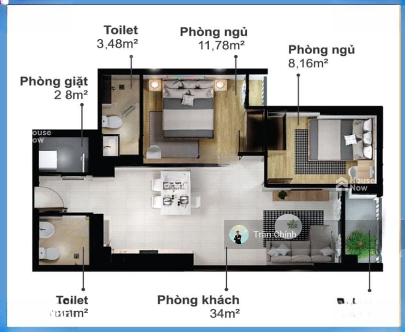 Cần bán nhanh căn hộ Eco Xuân - 2PN - 67m2 nhà Full nội thất, Sổ sẵn, mua vào ở ngay. - ảnh 4 Cần bán nhanh căn hộ Eco Xuân - 2PN - 67m2 nhà Full nội thất, Sổ sẵn, mua vào ở ngay. - ảnh 4