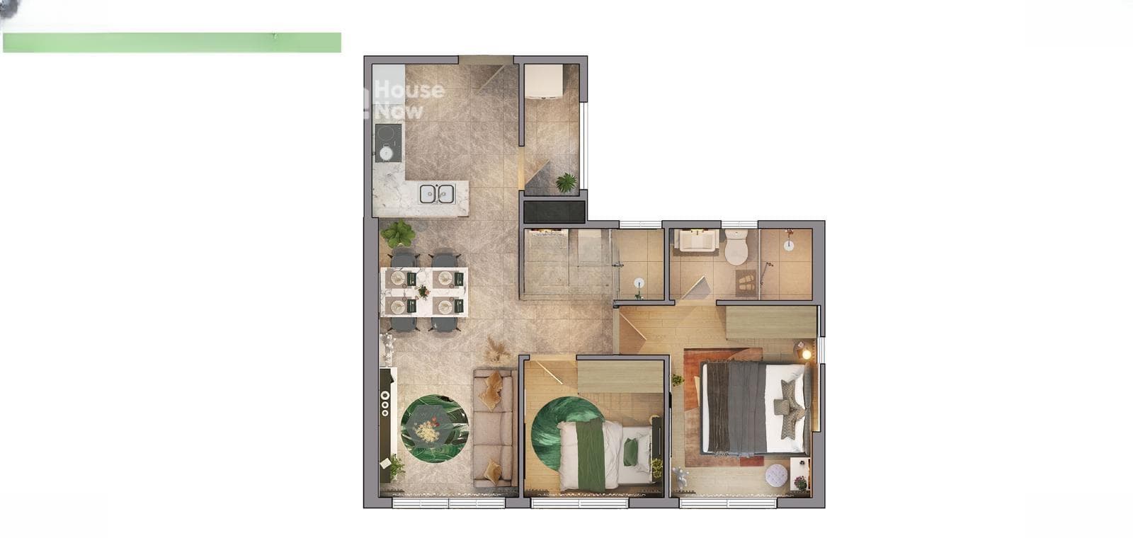 Căn góc tầng trung đẹp, CC Citi Grand giá 3,29 tỷ, 57m2,2PN,2WC View Q1&Công viên. Giao Nhà T12/26 - ảnh 4 Căn góc tầng trung đẹp, CC Citi Grand giá 3,29 tỷ, 57m2,2PN,2WC View Q1&Công viên. Giao Nhà T12/26 - ảnh 4