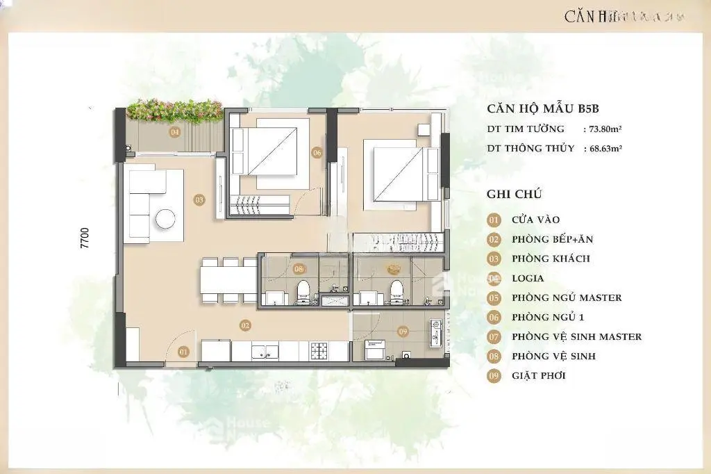 Căn hộ Trellia Mizuki Park 59m2 2PN1WC giá chỉ từ 4,2 Tỷ - ảnh 8 Căn hộ Trellia Mizuki Park 59m2 2PN1WC giá chỉ từ 4,2 Tỷ - ảnh 8
