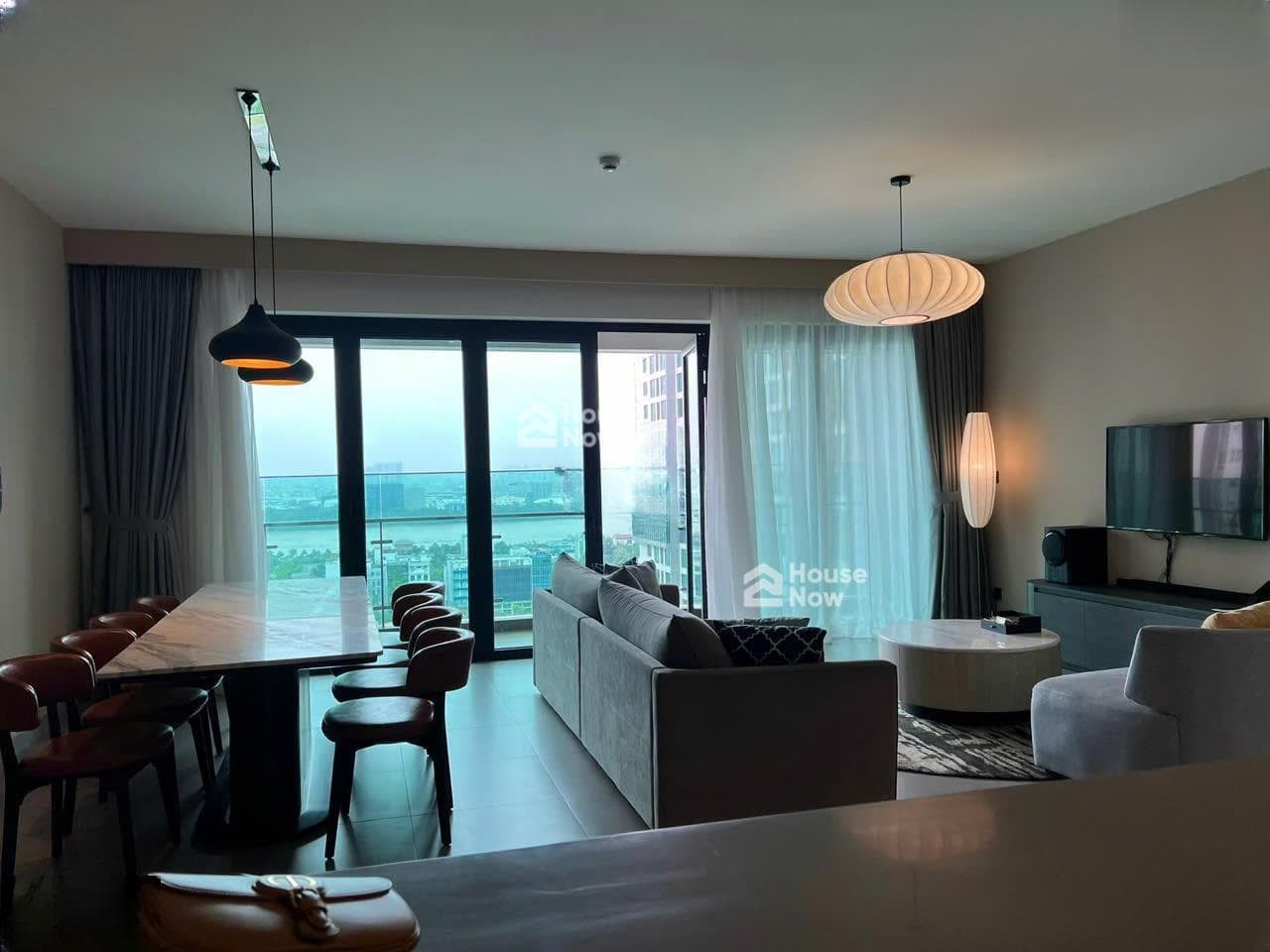 Sky Mansion Tòa Dinezo | 04 phòng ngủ 218m2 | Tầng cao | View sông | Giá 33 tỷ. LH: 093135**** - ảnh 1