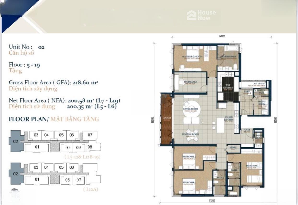 Sky Mansion Tòa Dinezo | 04 phòng ngủ 218m2 | Tầng cao | View sông | Giá 33 tỷ. LH: 093135**** - ảnh 4 Sky Mansion Tòa Dinezo | 04 phòng ngủ 218m2 | Tầng cao | View sông | Giá 33 tỷ. LH: 093135**** - ảnh 4